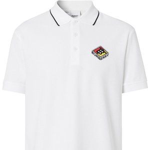 Burberry logo graphic polo - SIZE XXL